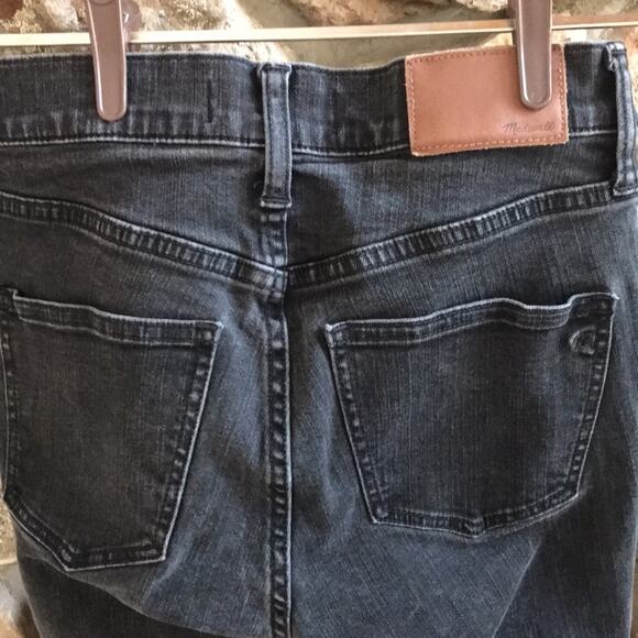 Madewell 9 Inch High Rise Skinny Black Jeans Women's Size 25 - Picture 4 of 6